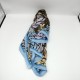 Blue border butterfly bird scarf