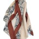 Brown butterfly bird scarf